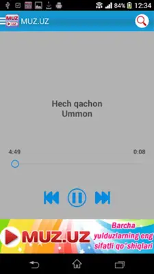 MUZ.UZ android App screenshot 2
