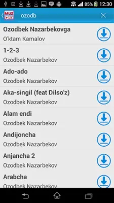 MUZ.UZ android App screenshot 4