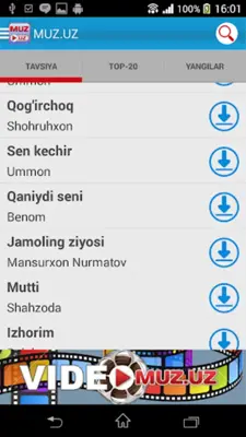 MUZ.UZ android App screenshot 5